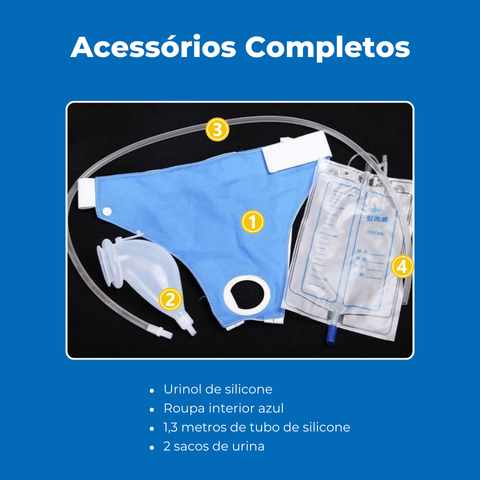 Roupa Interior Médica Reutilizável Para Recolha De Urina.