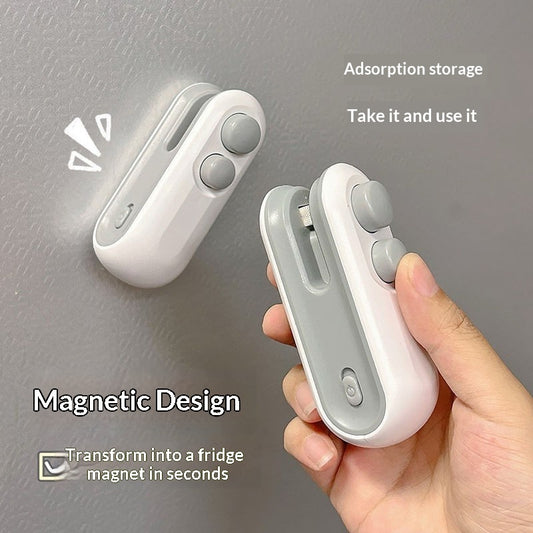 Mini 2-in-1 Heat Sealer - USB Bag Sealer for Snacks & Food