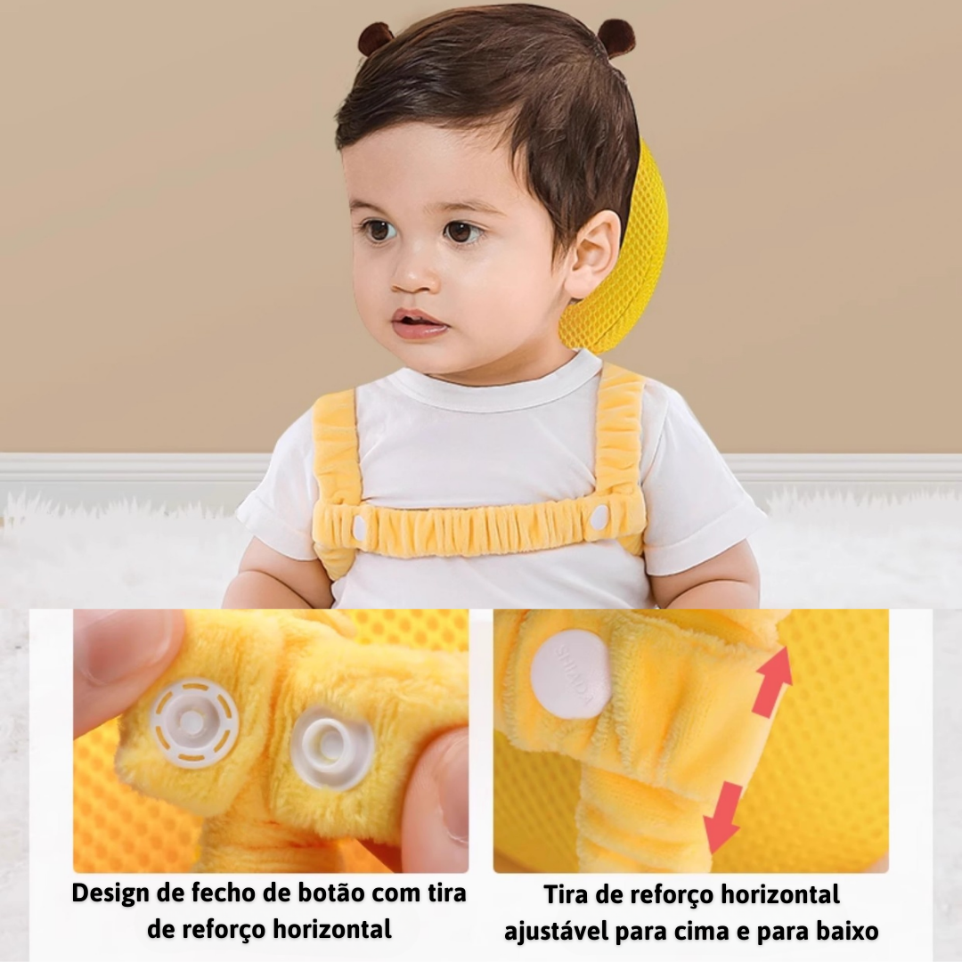 Protetor de Cabeça para Bebês - Almofada Antiqueda Superleve