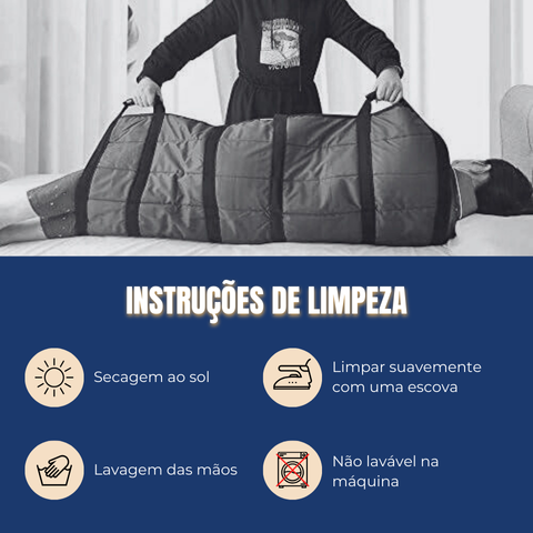 Tapete de Transferência de Doentes com 6 Pegas