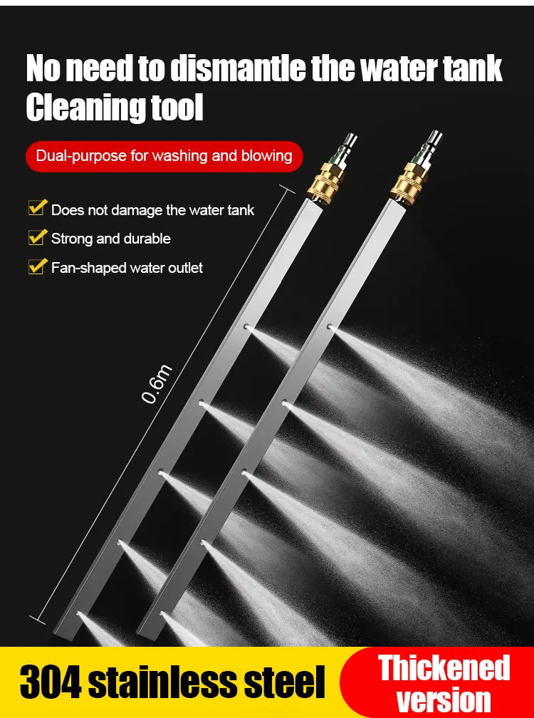 Ferramenta de Limpeza para Depósitos de Água de Veículos