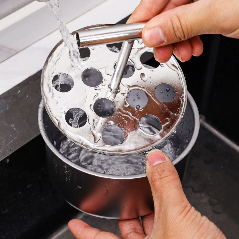 Fabricante de Almôndegas em Aço Inoxidável - Tamanho Grande