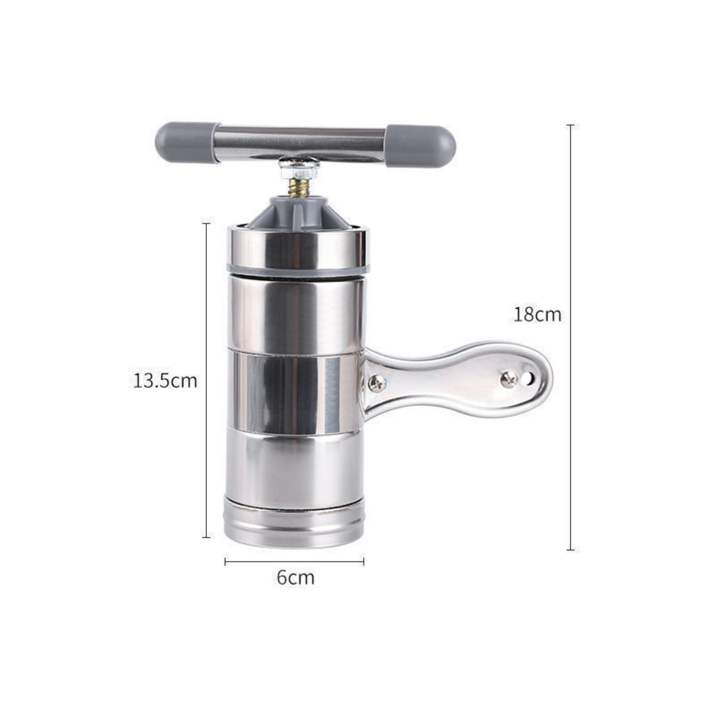 Máquina manual de aço inoxidável para fazer macarrão/massa