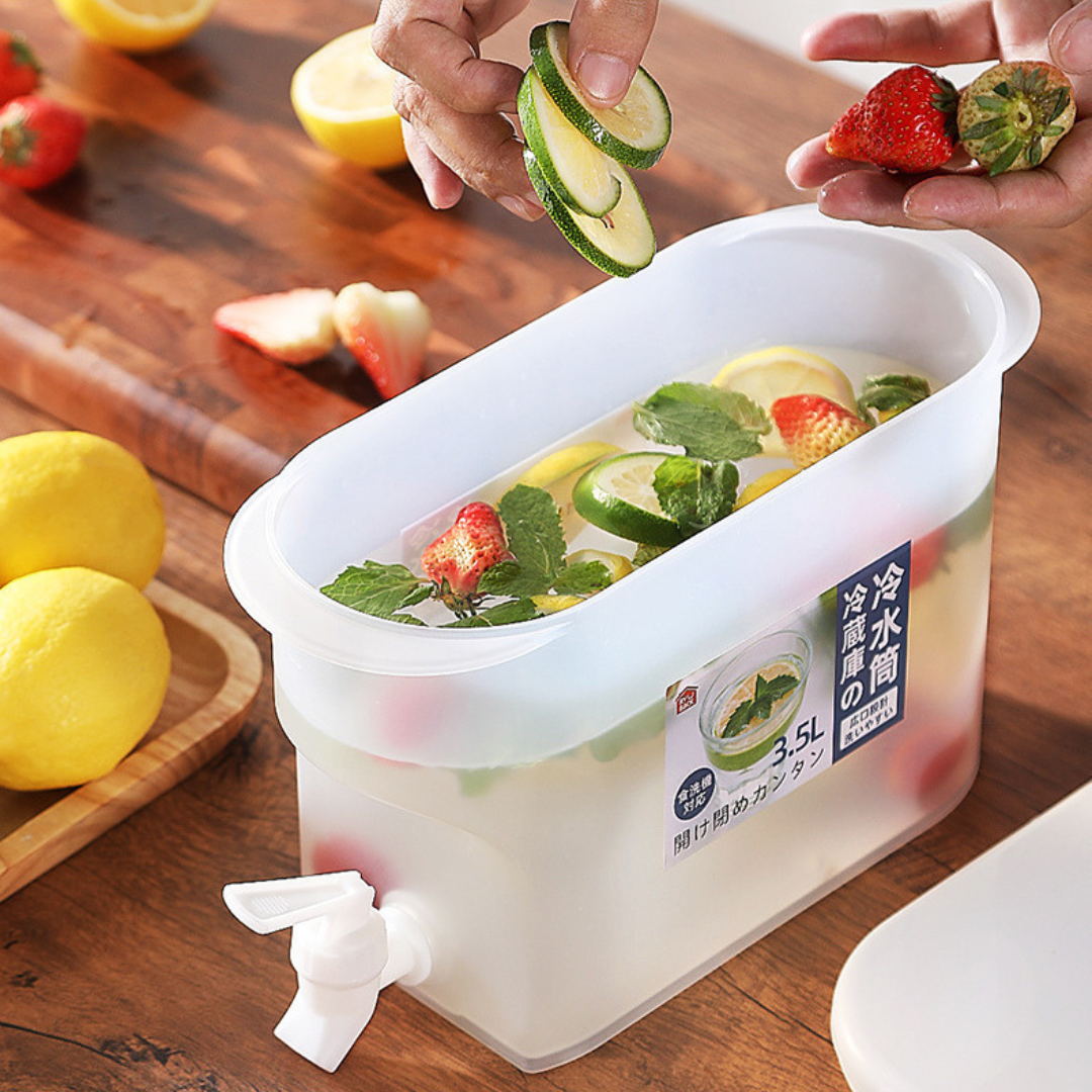 Jarro De Água Fria De 3,5L Com Dispenser De Torneira Para Bebidas E Sucos