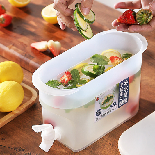 Jarro De Água Fria De 3,5L Com Dispenser De Torneira Para Bebidas E Sucos