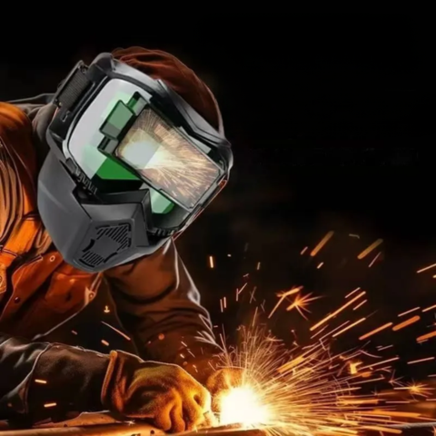 Máscara de Soldagem com Escurecimento Automático