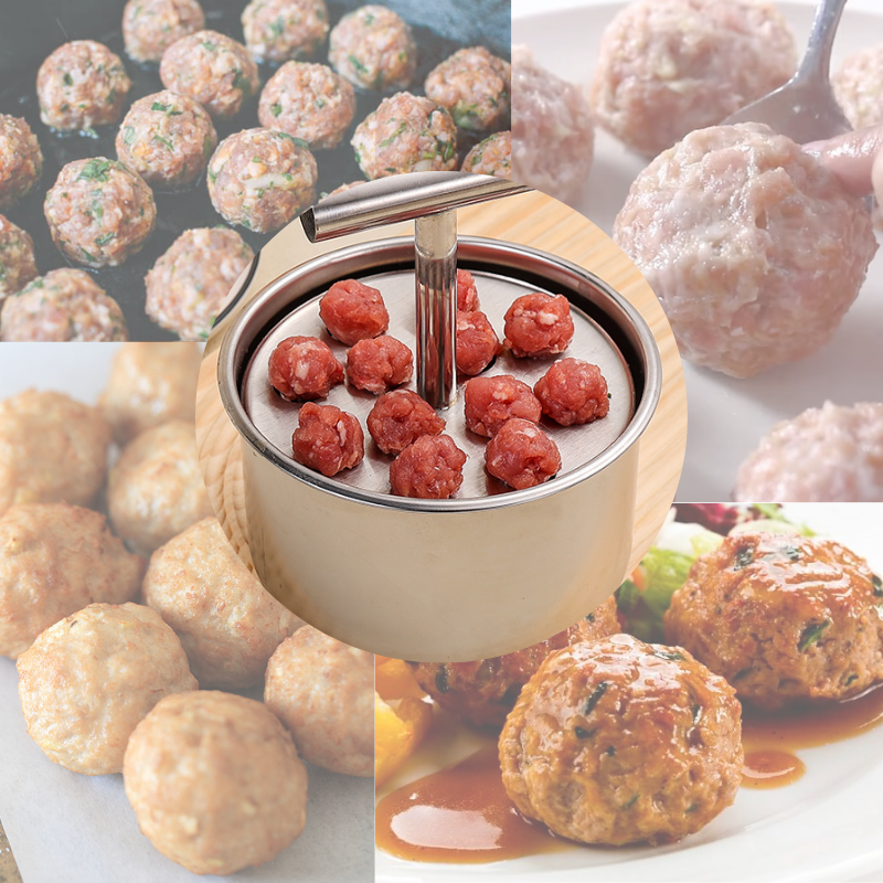 Fabricante de Almôndegas em Aço Inoxidável - Tamanho Grande