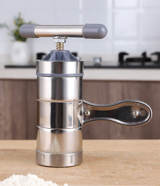 Máquina manual de aço inoxidável para fazer macarrão/massa
