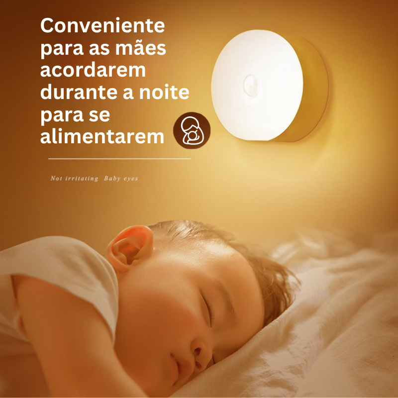 Luz LED Inteligente com Sensor de Movimento - Ativação Automática