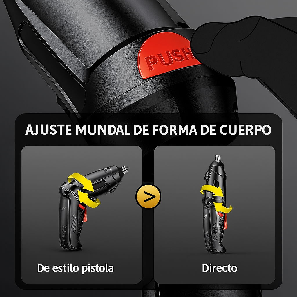 Chave de Fenda Elétrica Multifuncional com Luz LED