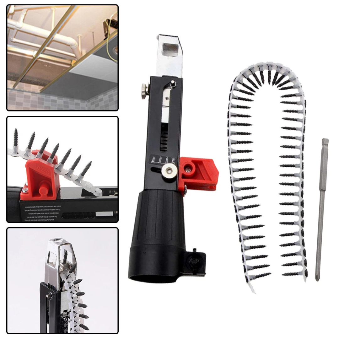 Adaptador para Berbequim em Aparafusadora - Com Fita de Parafusos