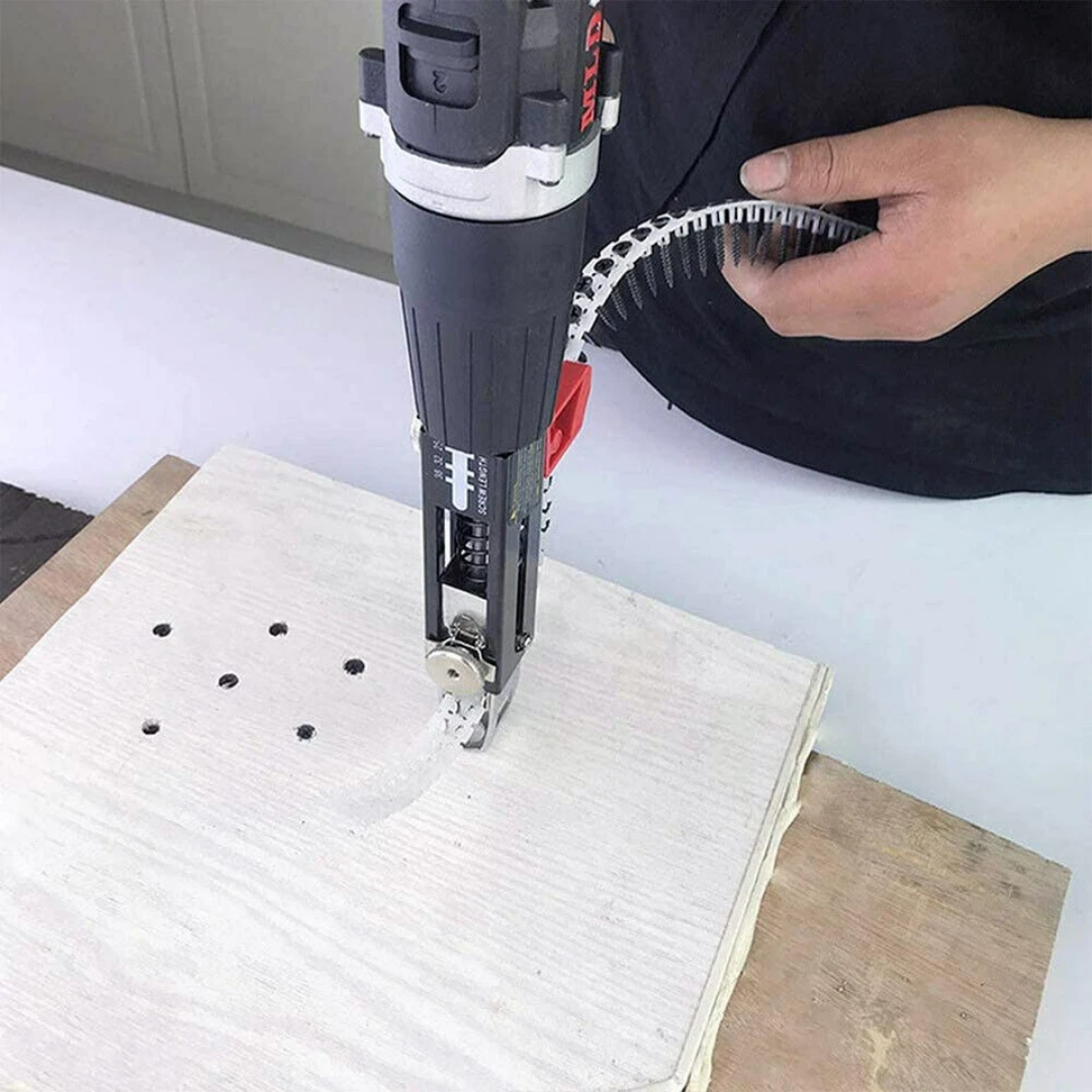 Adaptador para Berbequim em Aparafusadora - Com Fita de Parafusos