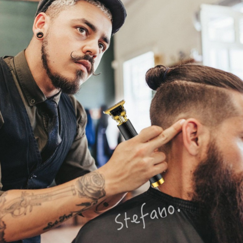 Máquina De Cortar Cabelo Eléctrica Kemei Professional Vintage