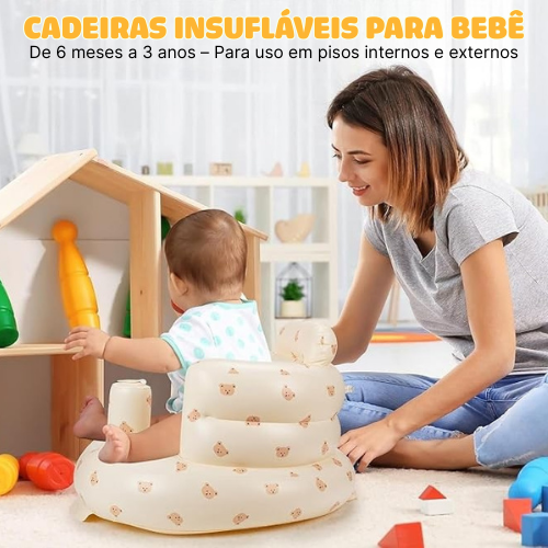 BestSeller™ - Cadeira Insuflável Multifuncional E Confortável Para Bebê