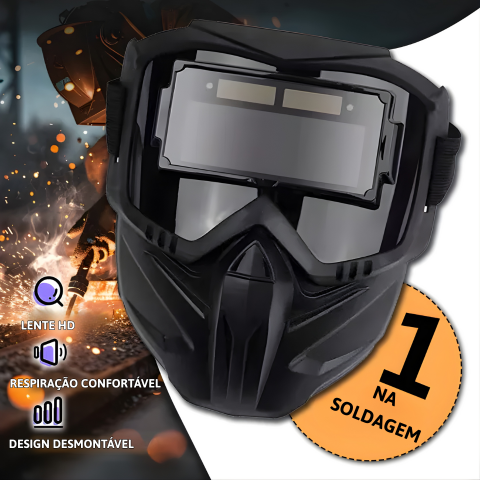 Máscara de Soldagem com Escurecimento Automático