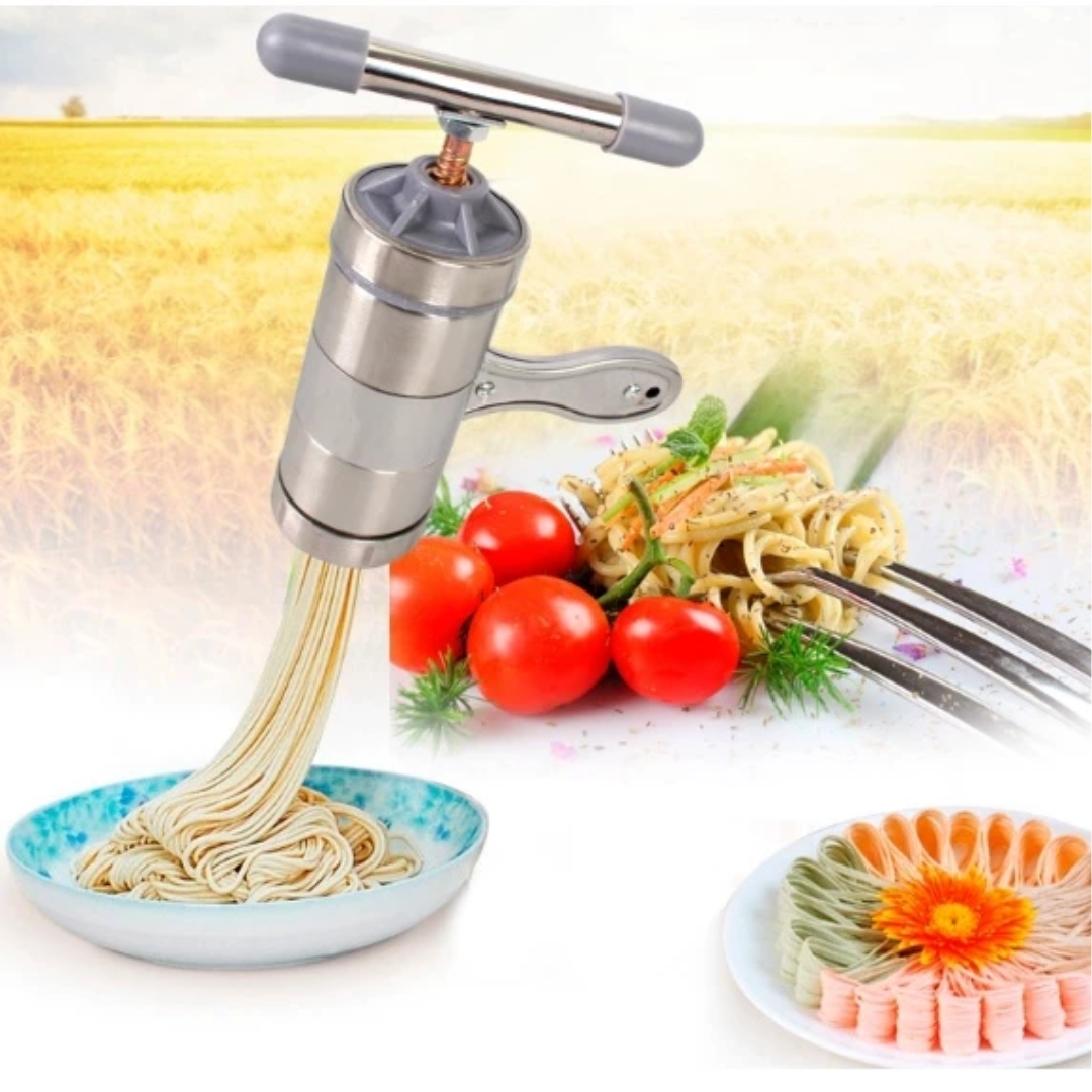 Máquina manual de aço inoxidável para fazer macarrão/massa