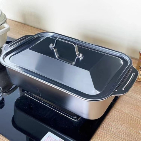 Tabuleiro Cozinha Aço Inox SUS304 - Grande