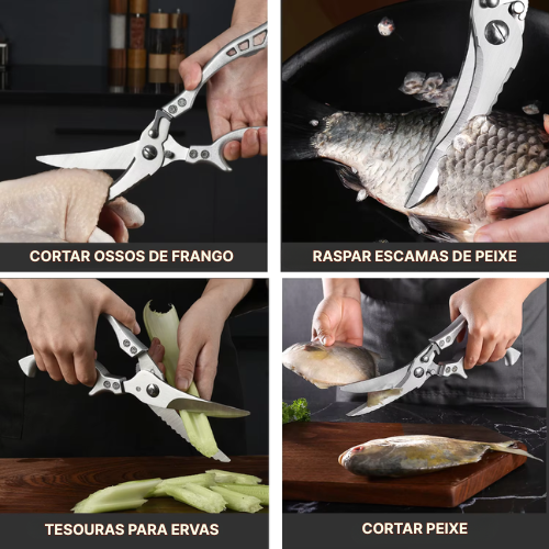 Tesouras para Ossos de Aço Inoxidável com Alto Teor de Carbono