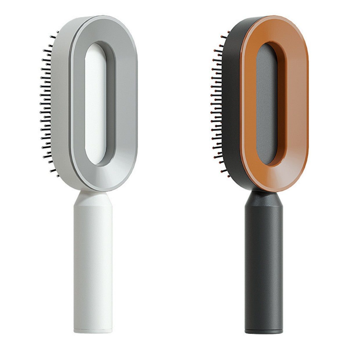Self Cleaning Hair Brush - One-Key Cleaning Anti-Static Comb