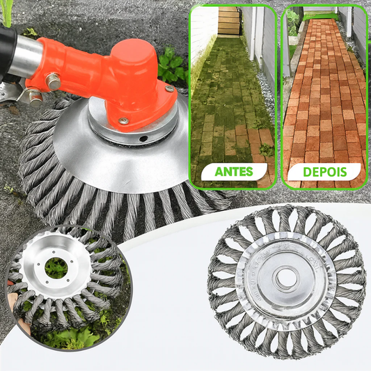 Lâmina de Corte de Relva em Arame de Aço 360°