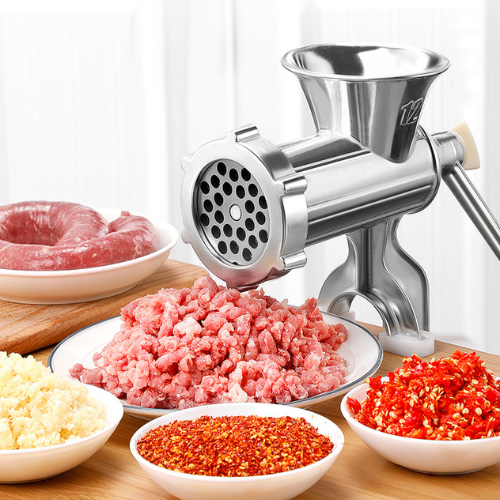 Moínho de Carne Manual em Aço Inoxidável