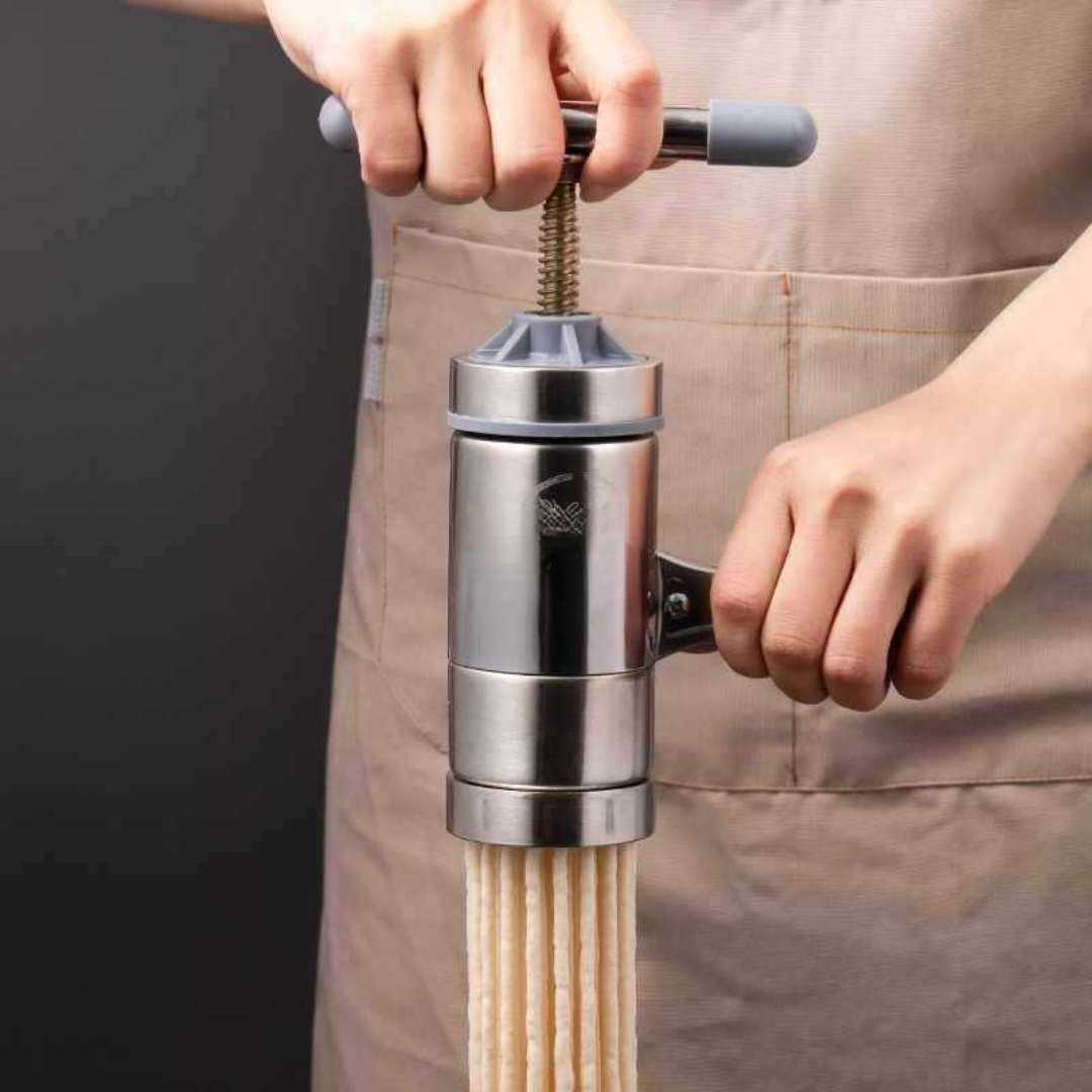Máquina manual de aço inoxidável para fazer macarrão/massa