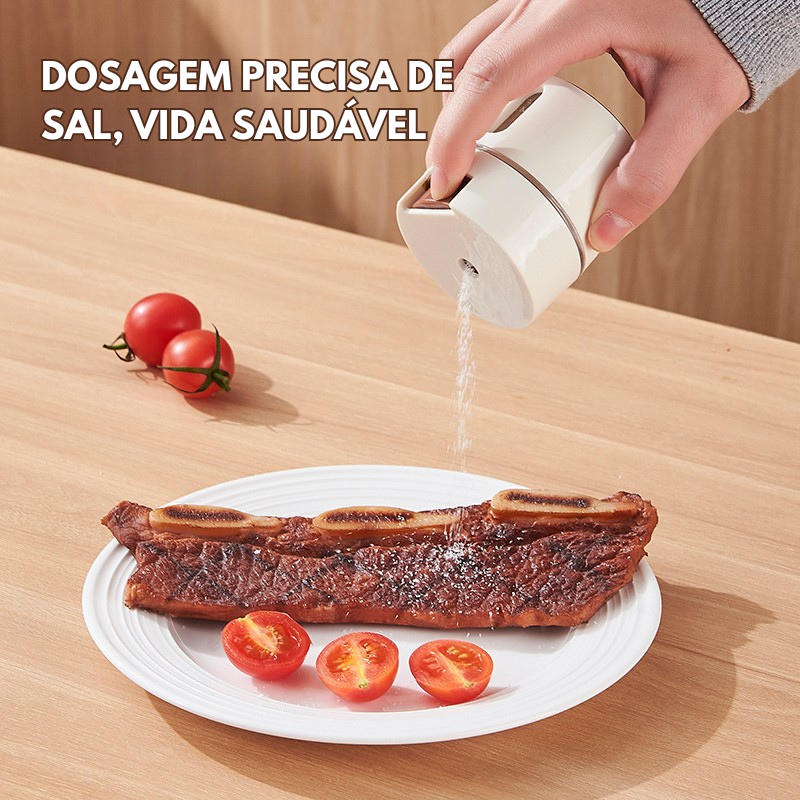 Conjunto de Frascos Magnéticos para Temperos - 6 Unidades