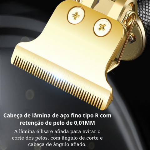 Máquina De Cortar Cabelo Eléctrica Kemei Professional Vintage