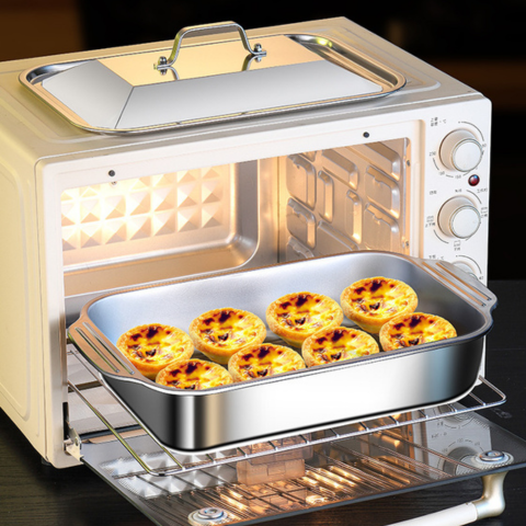 Tabuleiro Cozinha Aço Inox SUS304 - Grande