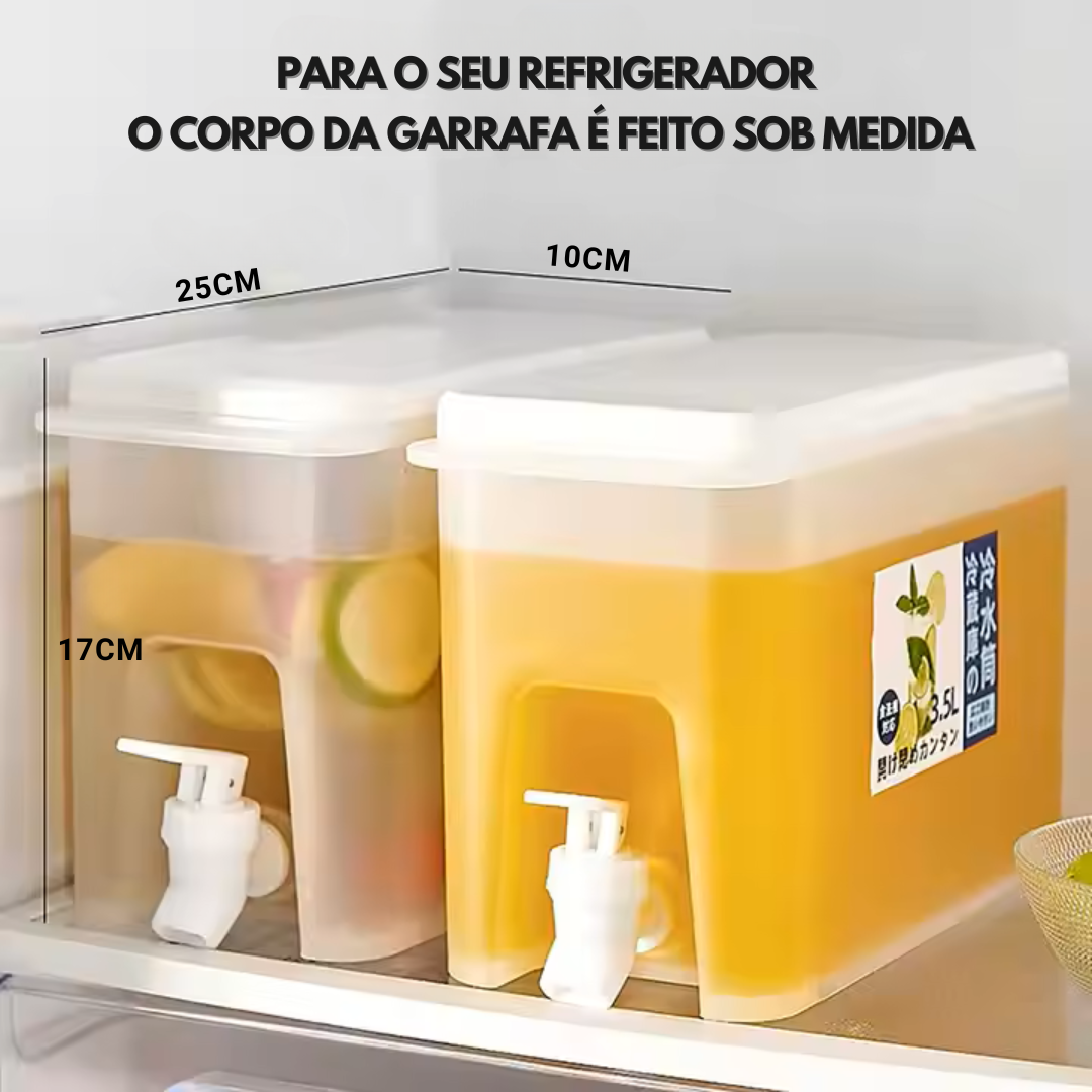 Jarro De Água Fria De 3,5L Com Dispenser De Torneira Para Bebidas E Sucos