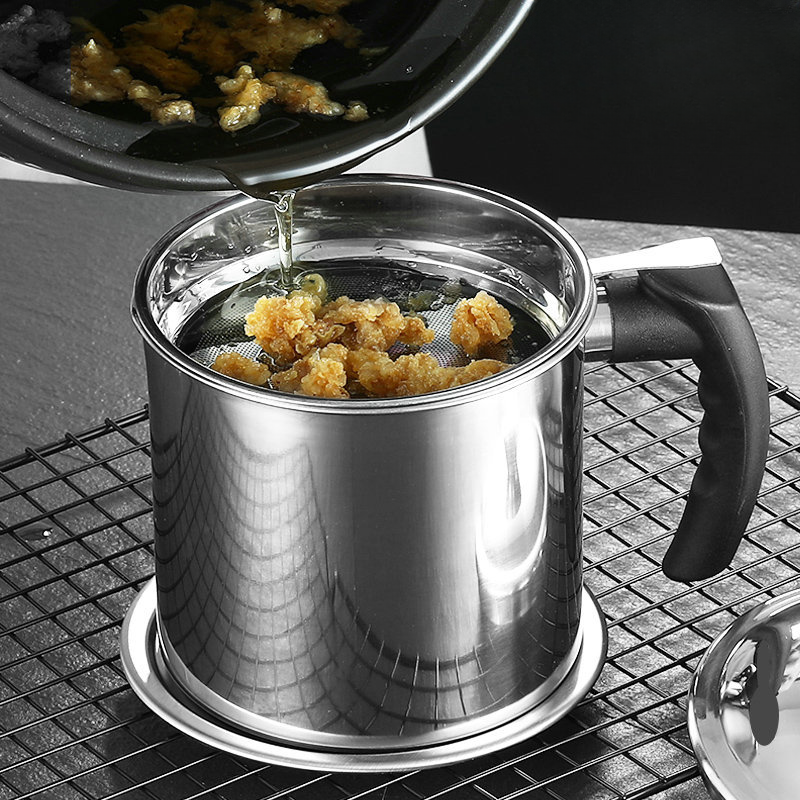 Filtro de Óleo Inox 304 com Tampa e Peneira