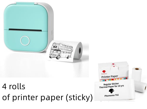 Portable Mini Thermal Label Printer with Bluetooth