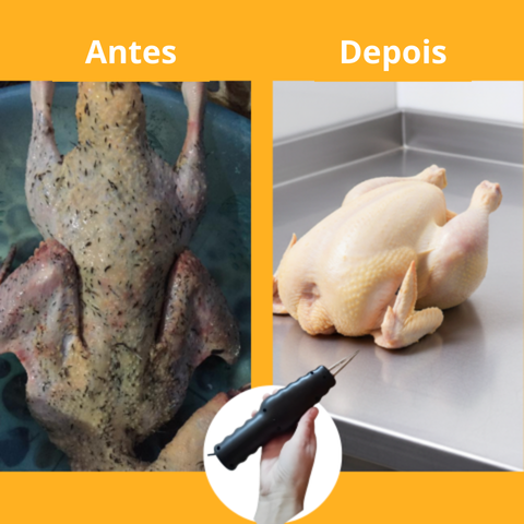 Depenadora de aves portátil – retira todas as penas em poucos minutos