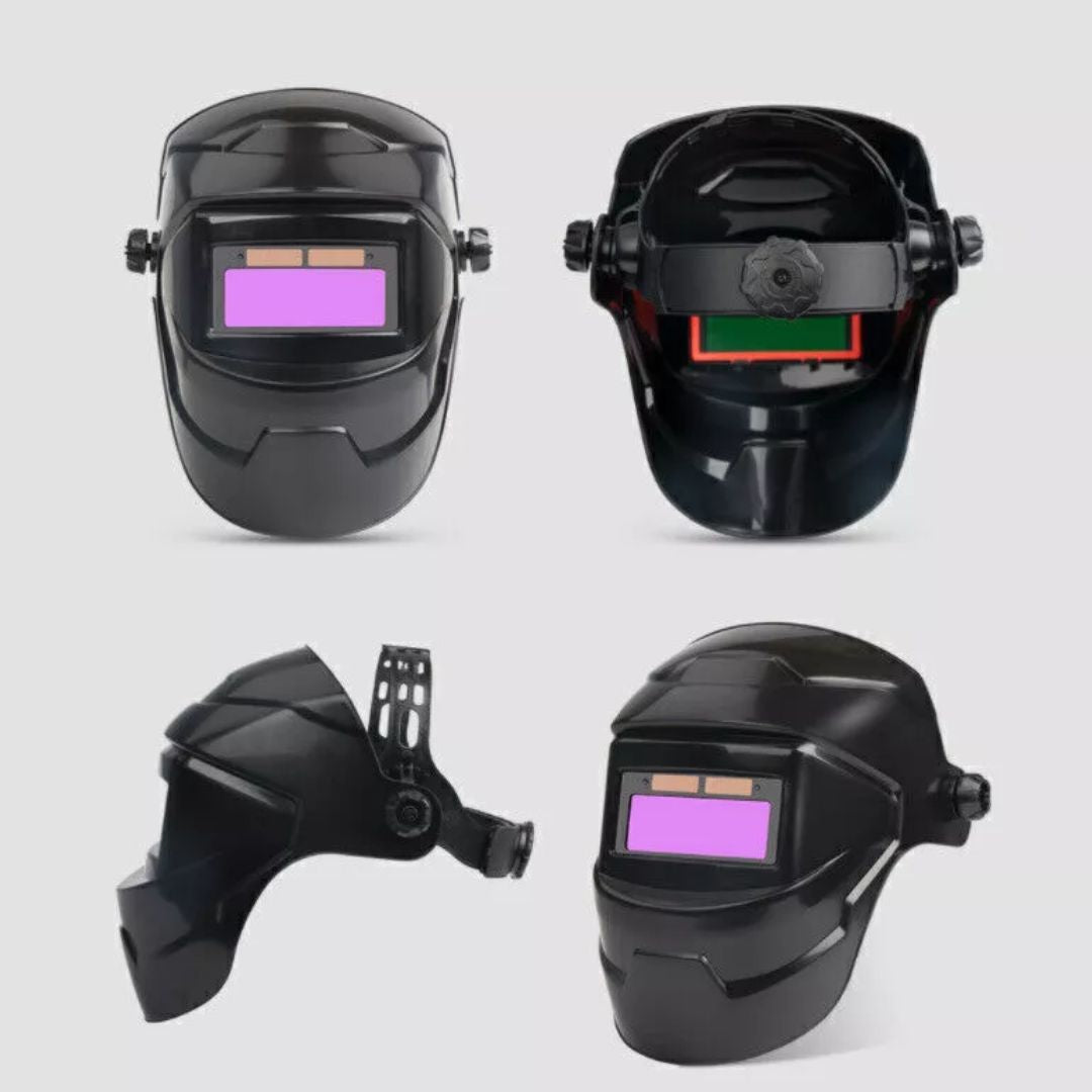 Máscara de Soldadura Automática Premium com Luz LED