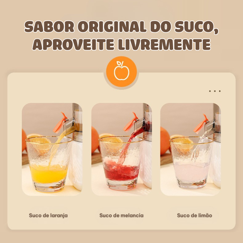 Espremedor Elétrico Multifuncional – Suco Durável e Prático em Casa