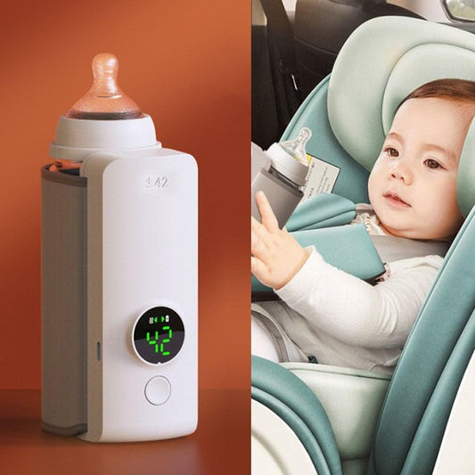 Portable Wireless Baby Bottle Warmer - USB Rechargeable