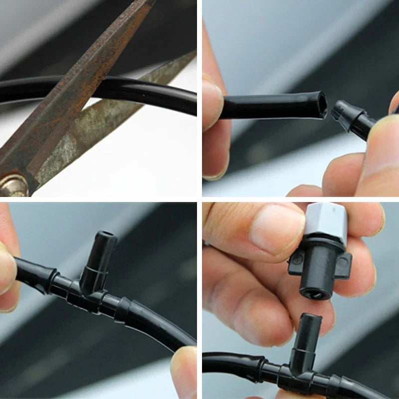 Mangueira de Irrigação para Jardim 15m com Bicos de Névoa