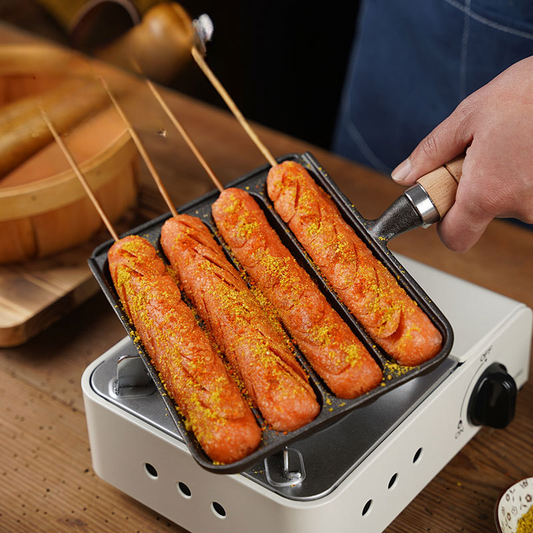 Frigideira Antiaderente com 4 Divisórias - Prática e Conveniente