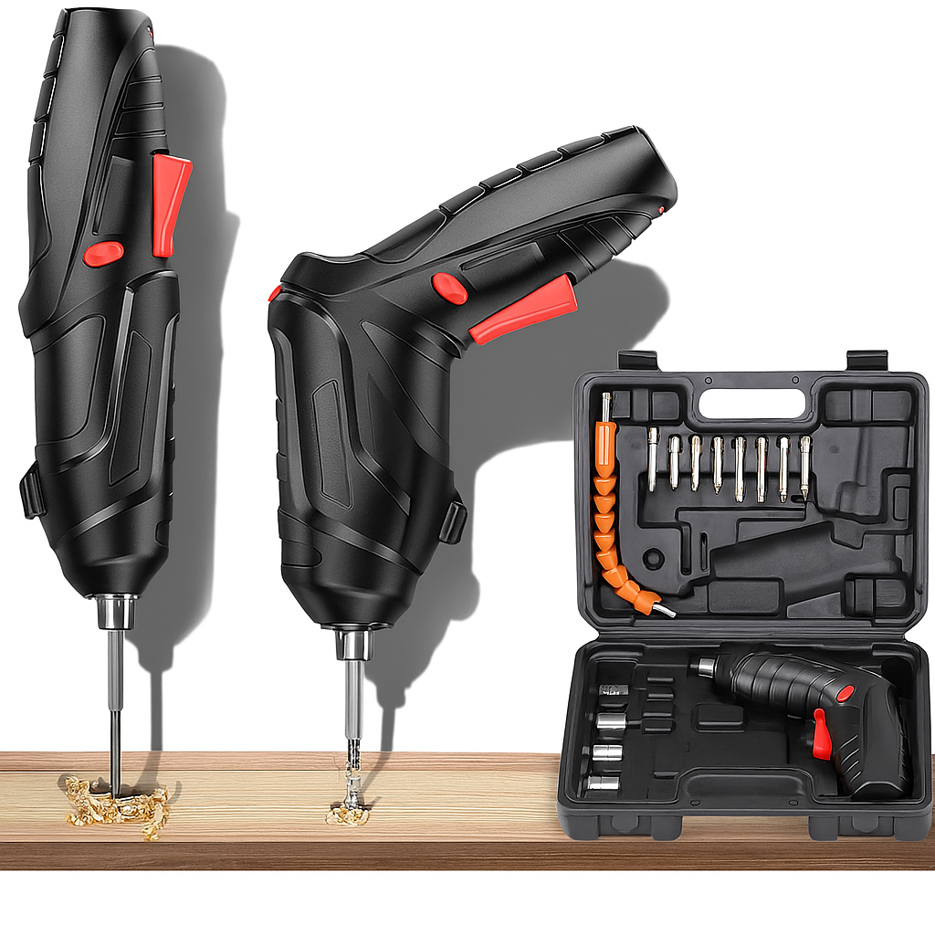 Chave de Fenda Elétrica Multifuncional com Luz LED