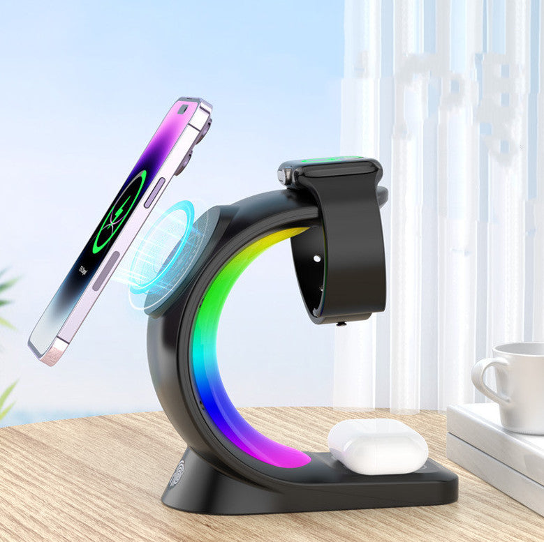 4-in-1 Magnetic Wireless Charger - Fast Charging Station