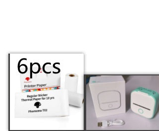 Portable Mini Thermal Label Printer with Bluetooth