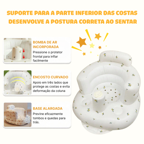 BestSeller™ - Cadeira Insuflável Multifuncional E Confortável Para Bebê