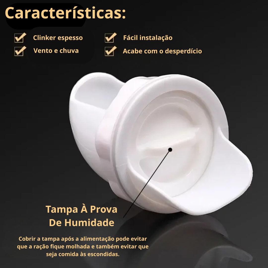 Porta de Alimentação Automática para Galinhas e Patos