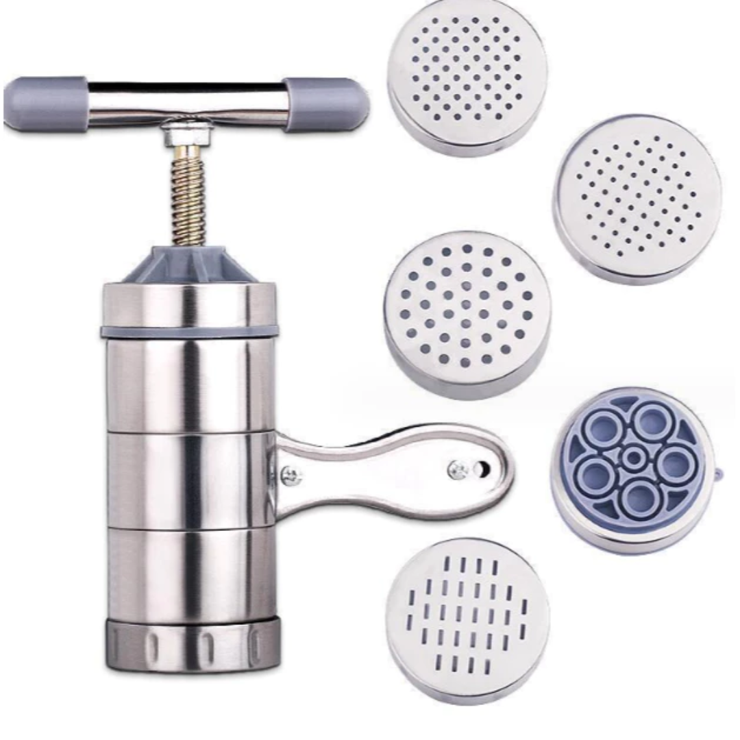 Máquina manual de aço inoxidável para fazer macarrão/massa