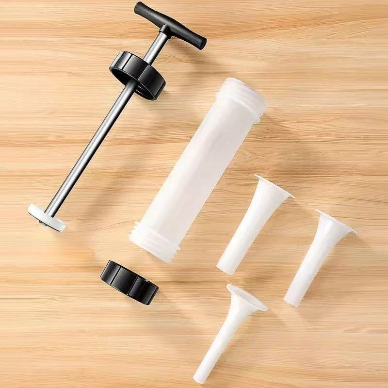 Máquina de Enchidos Manual Portátil com 3 Bicos