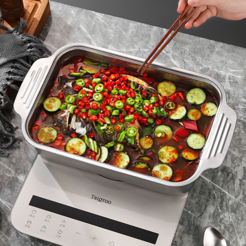 Tabuleiro Cozinha Aço Inox SUS304 - Grande