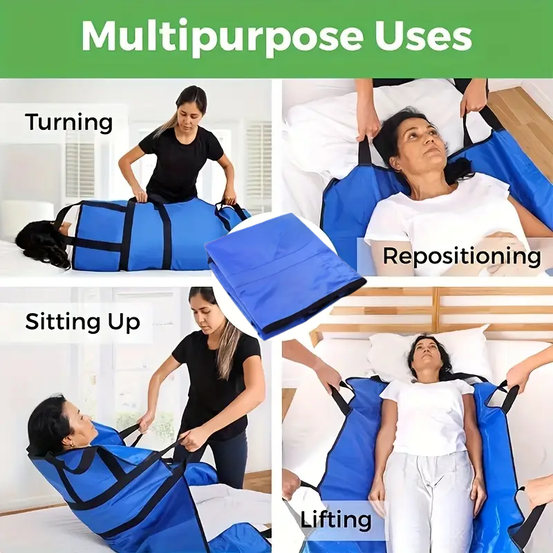 Tapete de Transferência de Doentes com 6 Pegas