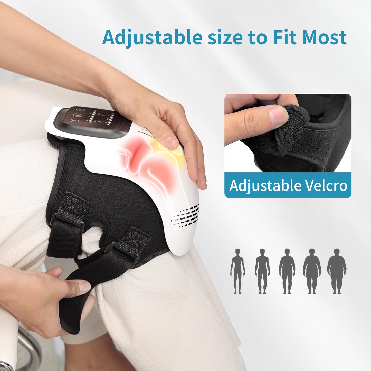 Intelligent Knee Massager with Heating & Infrared Laser