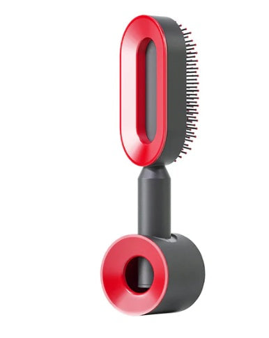 Self Cleaning Hair Brush - One-Key Cleaning Anti-Static Comb