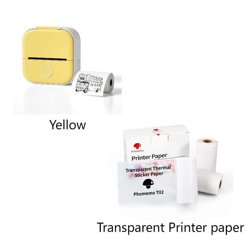 Portable Mini Thermal Label Printer with Bluetooth